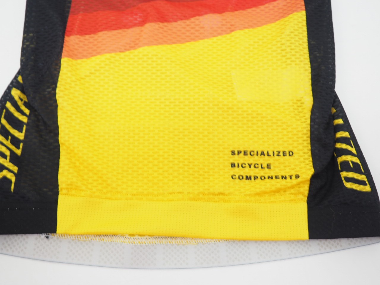 Specialized Racing Lightweight Zipless Jersey Size XXS Orange/Yellow/BK/WH