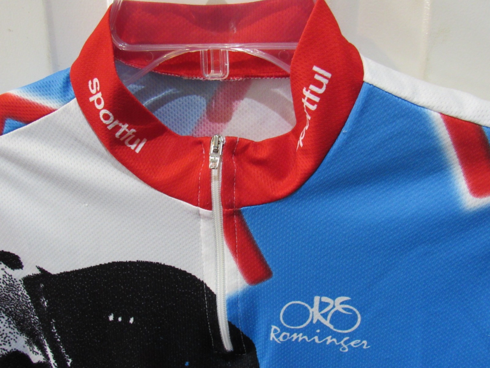 Vintage Tony Rominger Sportful cycling jersey adult medium multi-color