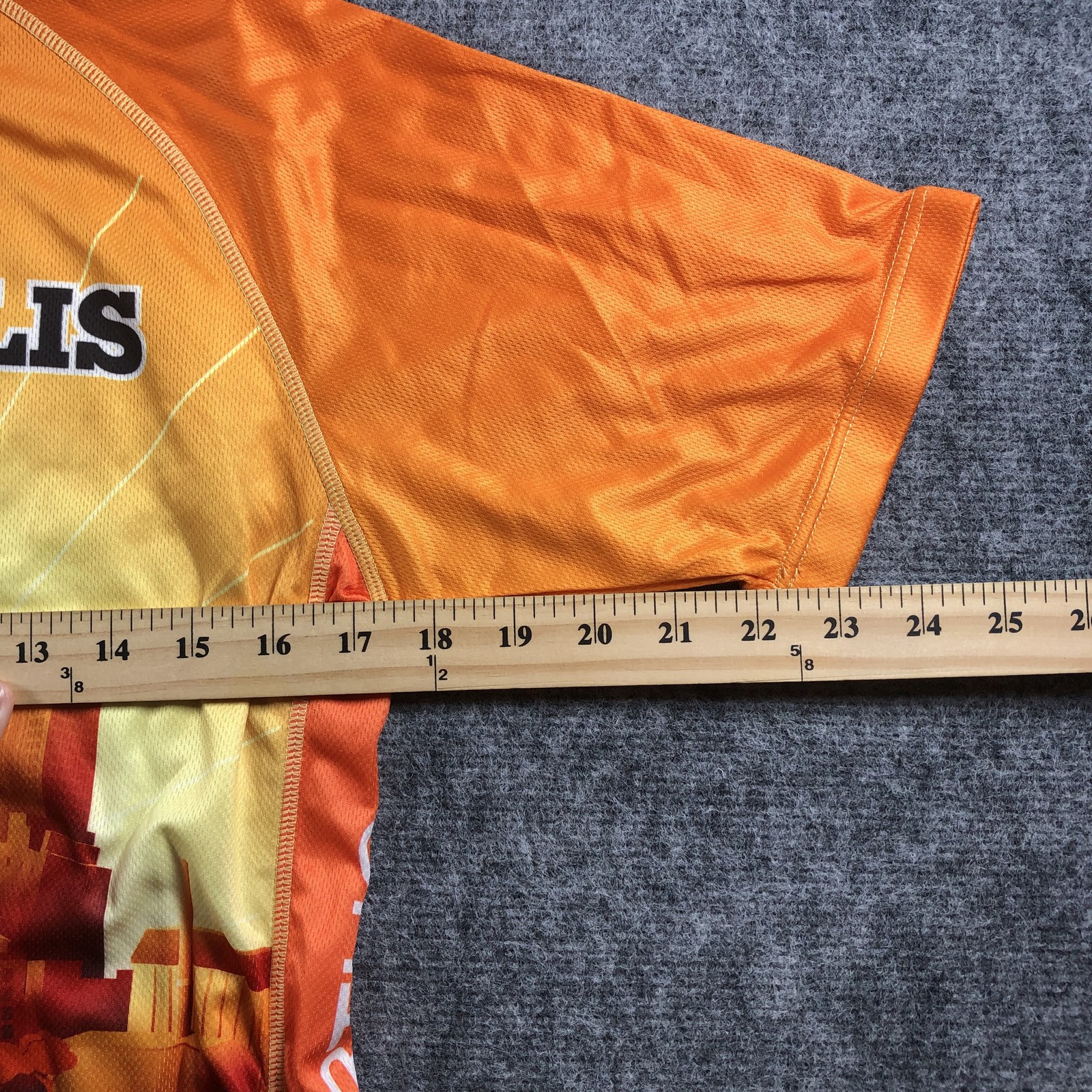 Minneapolis Duathlon Men’s Medium Orange/Yellow Cycling Running Team Orth