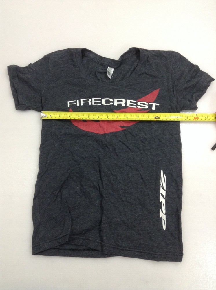 American Apperal Zipp Firecrest Womens Casual Cycling T Shirt Small S (5750-3)