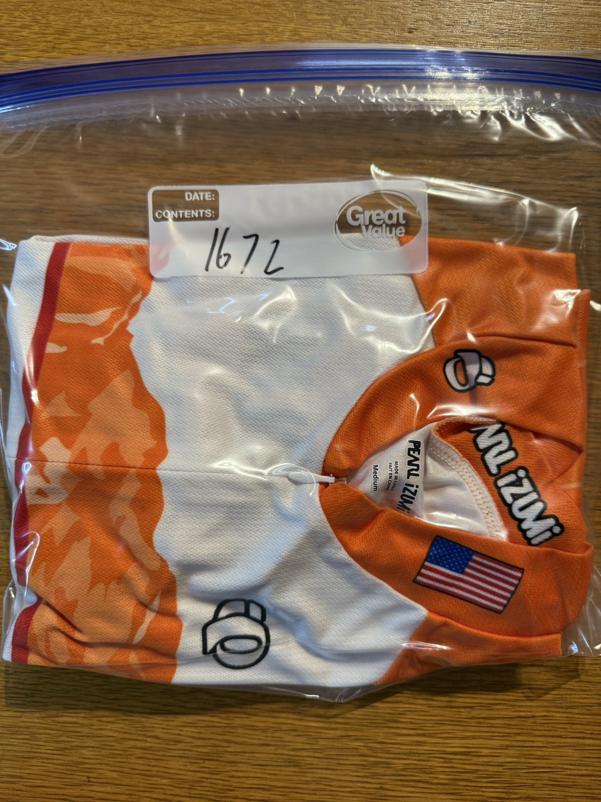 Pearl Izumi Cycling Jersey Men’s M USA Pro Tour Colorado Flag Half 1/2 Zip