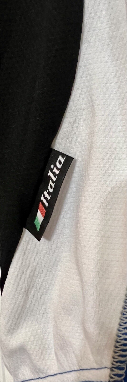 Parentini Bike Wear Shirt XL Made in Italy 1/2 Zip Tri Back Waist Pouch Italia