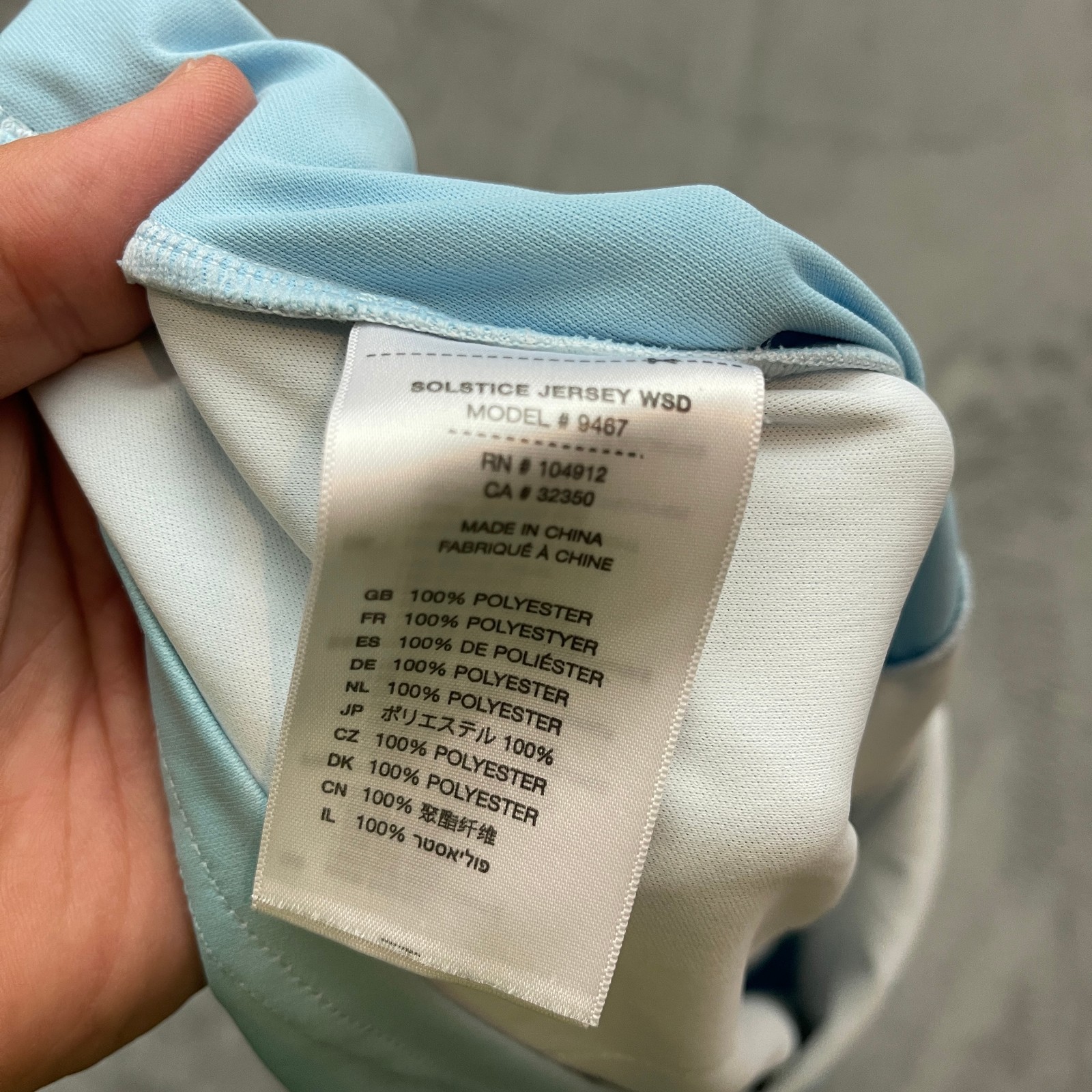 Bontrager Cycling Jersey 1/4 Zip Solstice Womens Small Blue Pockets