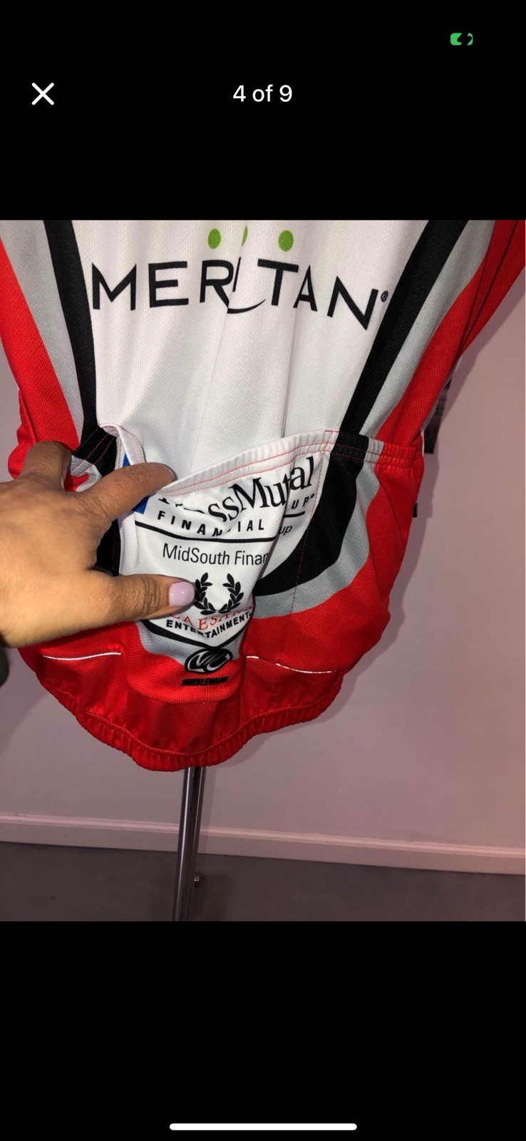 Nimblewear 1/2 Zip Men’s Cycling Jersey Size Xl Excellent Condition