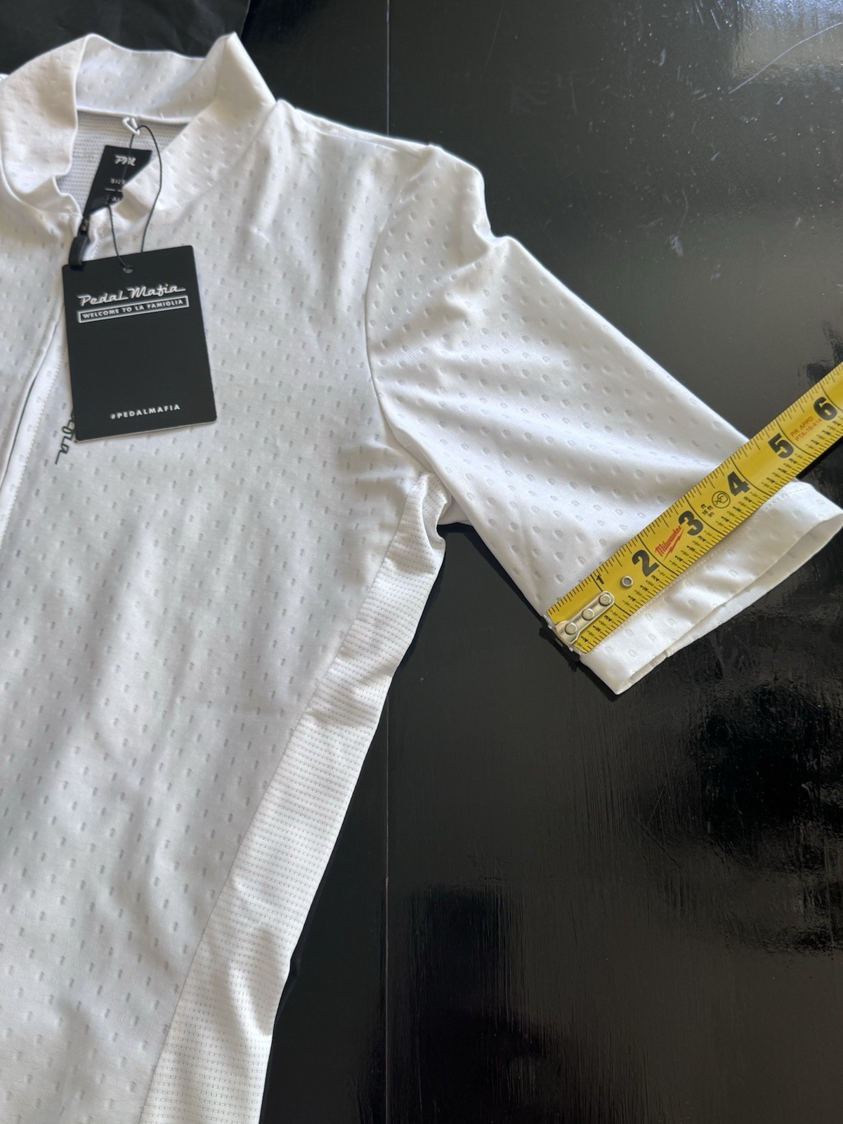 Pedal Mafia Core Cycling Jersey, White, Women’s Sz Small, New
