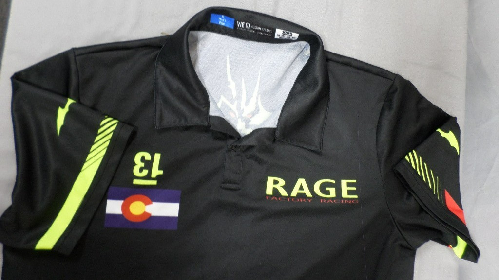 EUC CLEAN DESIGNER RAGE CYCLING PULLOVER BLACK JERSEY SHIRT SIZE MEN’S SMALL