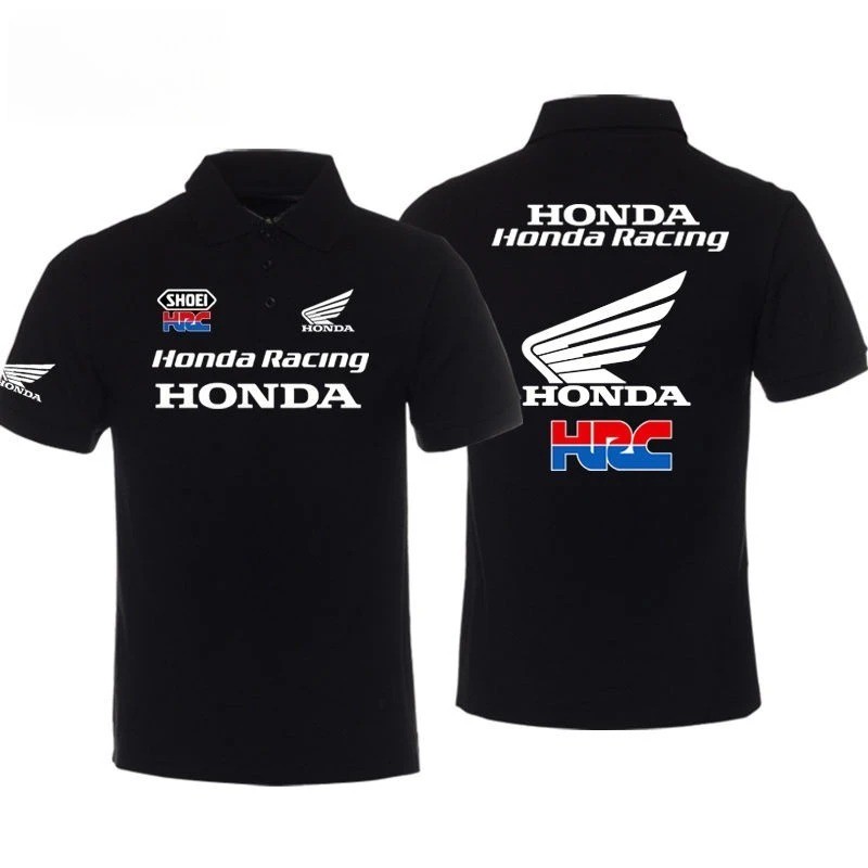 Honda Men’s and Women’s POLO Shirt CRB Non-Double Gold Wing Motorcycle Racing Su