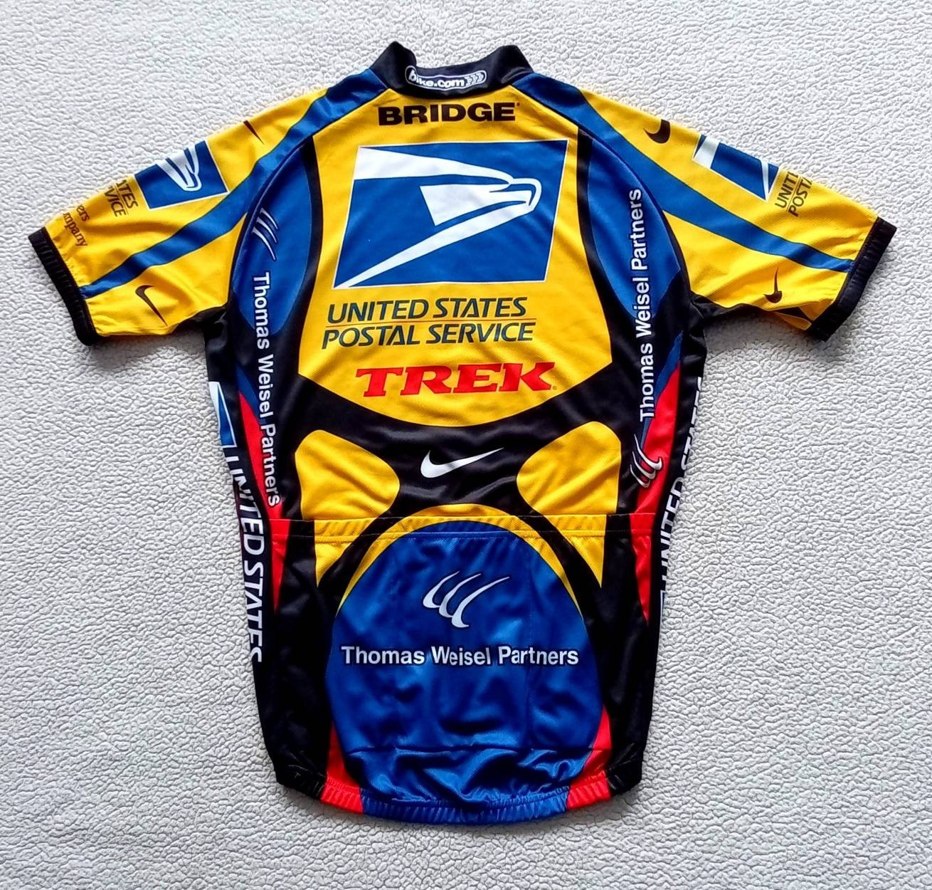 RARE LTD 2000 USPS TREK Yellow Ed. Nike Cycling Jersey Tour de France (fits M)