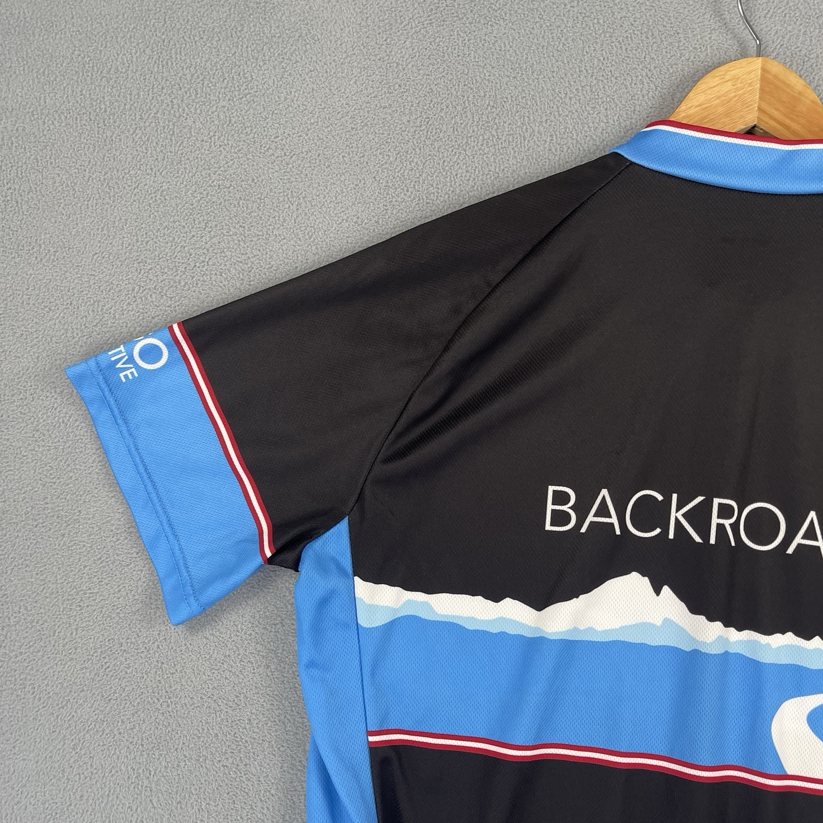 Louis Garneau Cycling Jersey Men XL Black Full Zip Short Sleeve Performance 3
