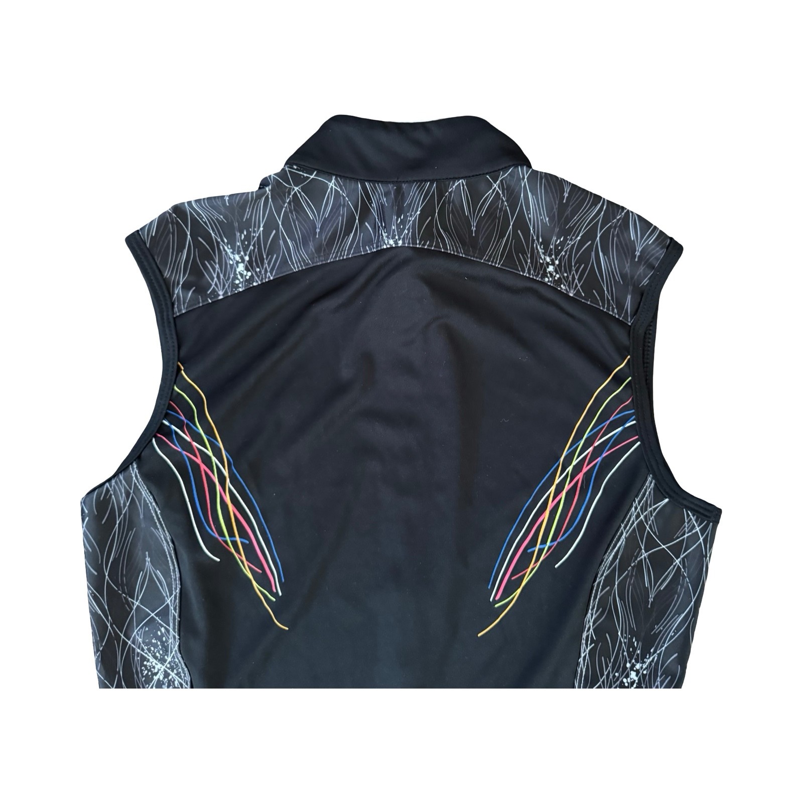 Pearl Izumi Select Cycling Jersey Sleeveless Black Shirt Tank Zip Womens Size M