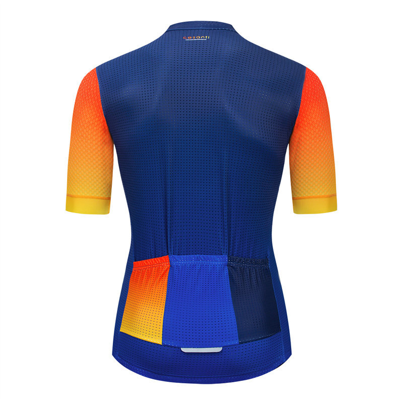 CESANTI Men Cycling Jersey Short Sleeve Non-slip Band Pro Bike Clothing