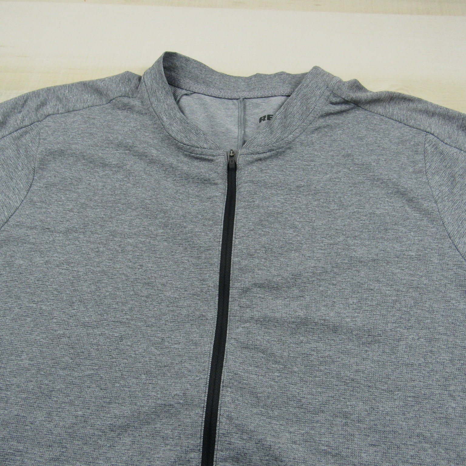 REI Coop Jersey Mens Extra Large Gray Cycling Full Zip Performance Shirt