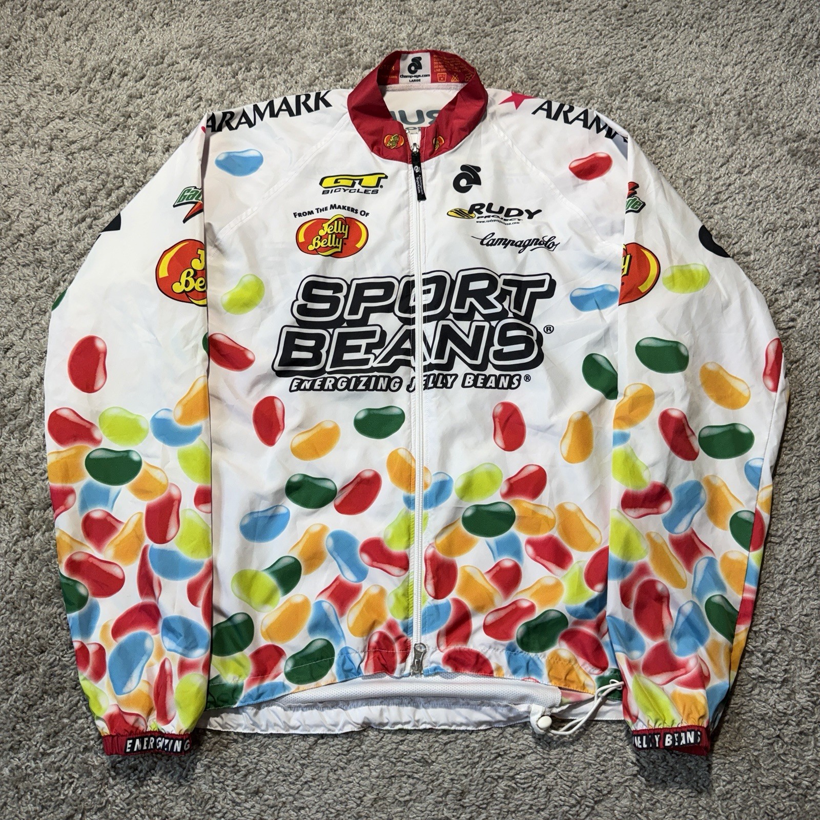 Champ Systems Cycling Long Sleeve Jersey Jacket Jellybelly Sports Beans Large