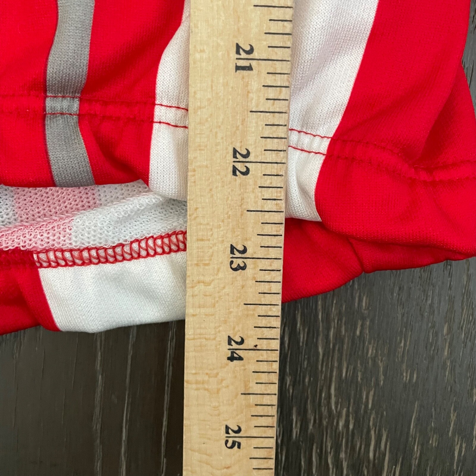 SEB Cycling Jersey Mens Medium 1/4 Zip Red White Sports Activewear Bike Dad