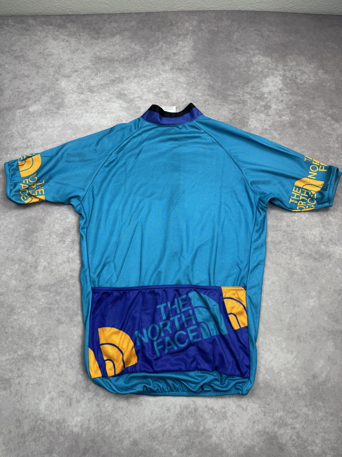 Vintage The North Face Cycling Jersey Small USA Made 90s Bike Shirt Tee
