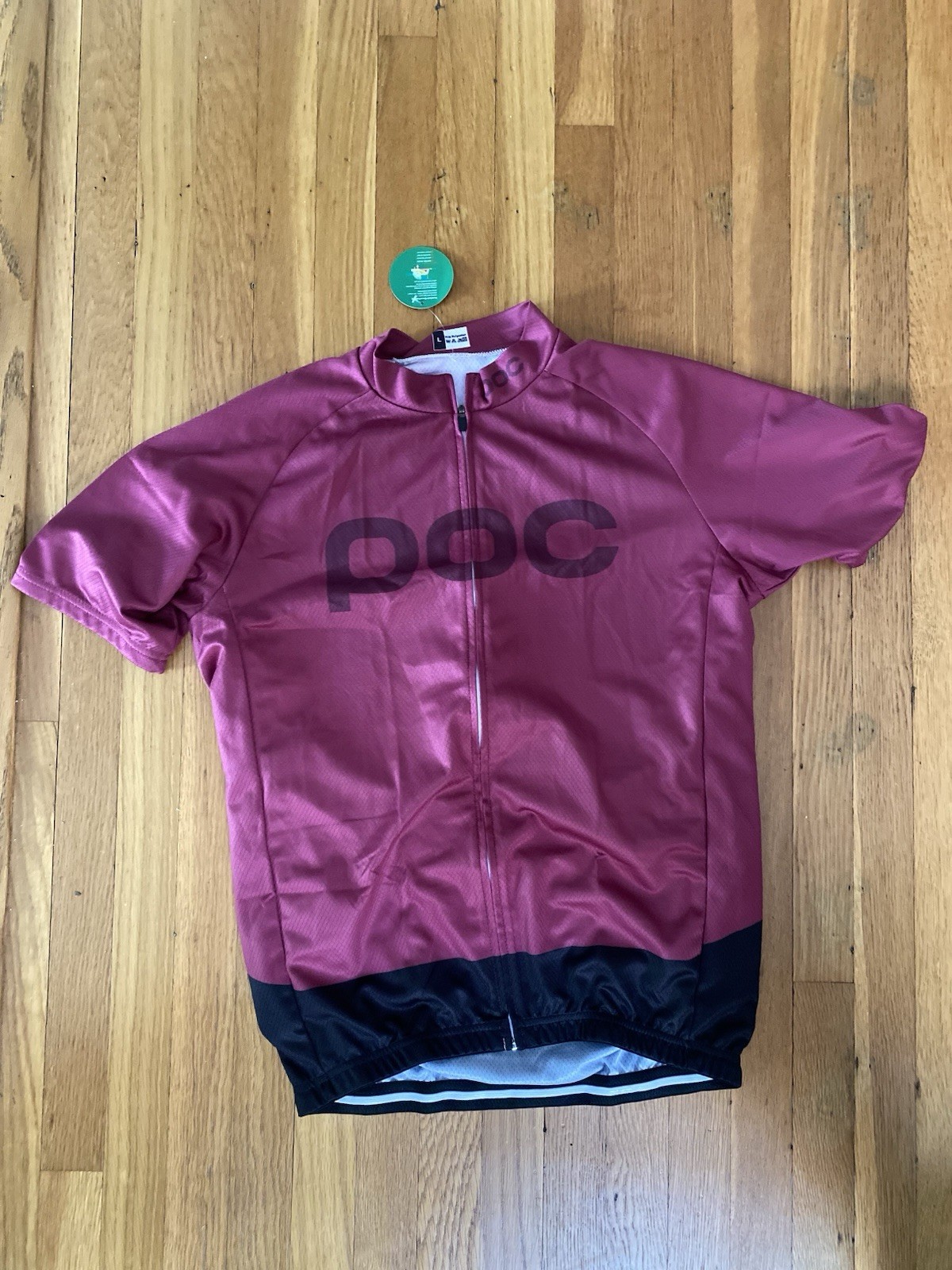3 POC Men’s Cycling Jersey Size L Full Zip Short Sleeve Road Bike Shirts