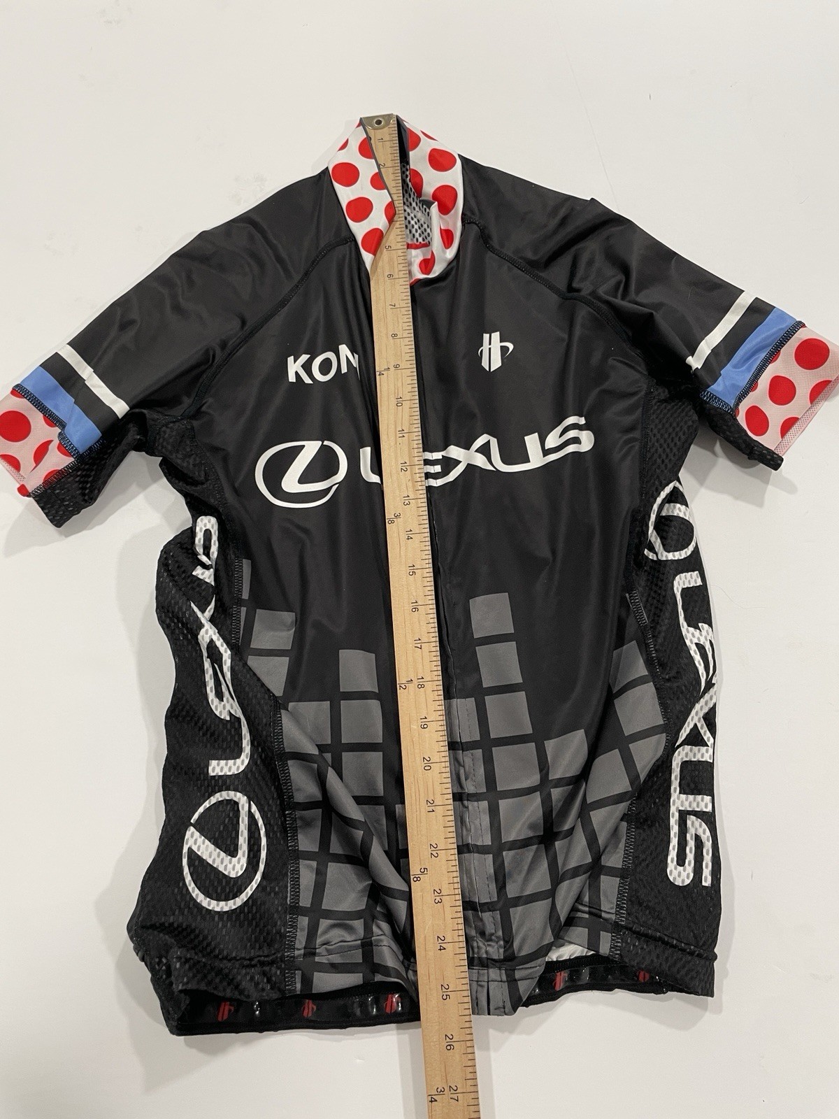 Hincapie Lexus KOM 2016 Gran Fondo Cycling Jersey Men’s Small Black