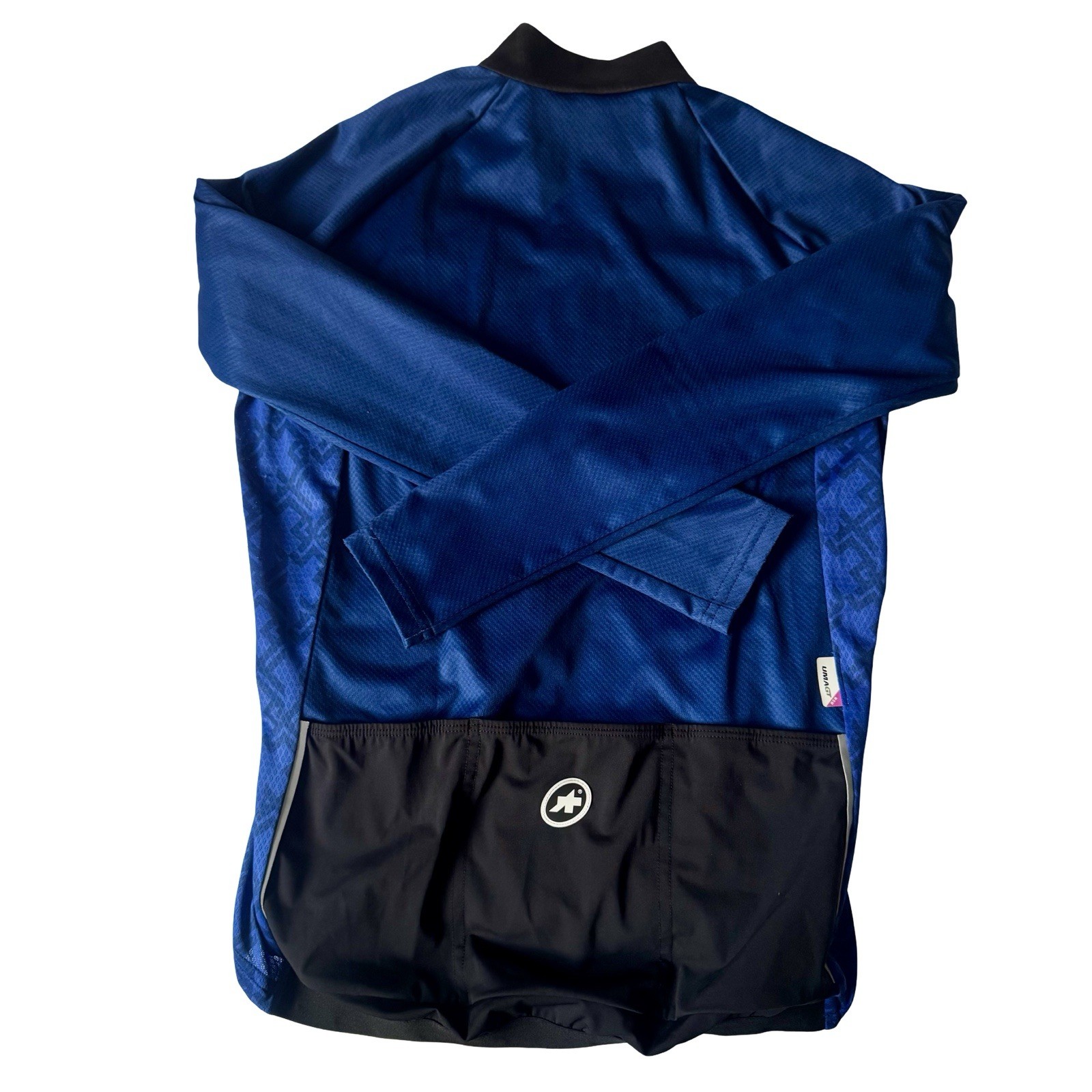 ASSOS Women’s UMA GT Cycling Jacket Blue Lightweight Windproof Full Zip Size L