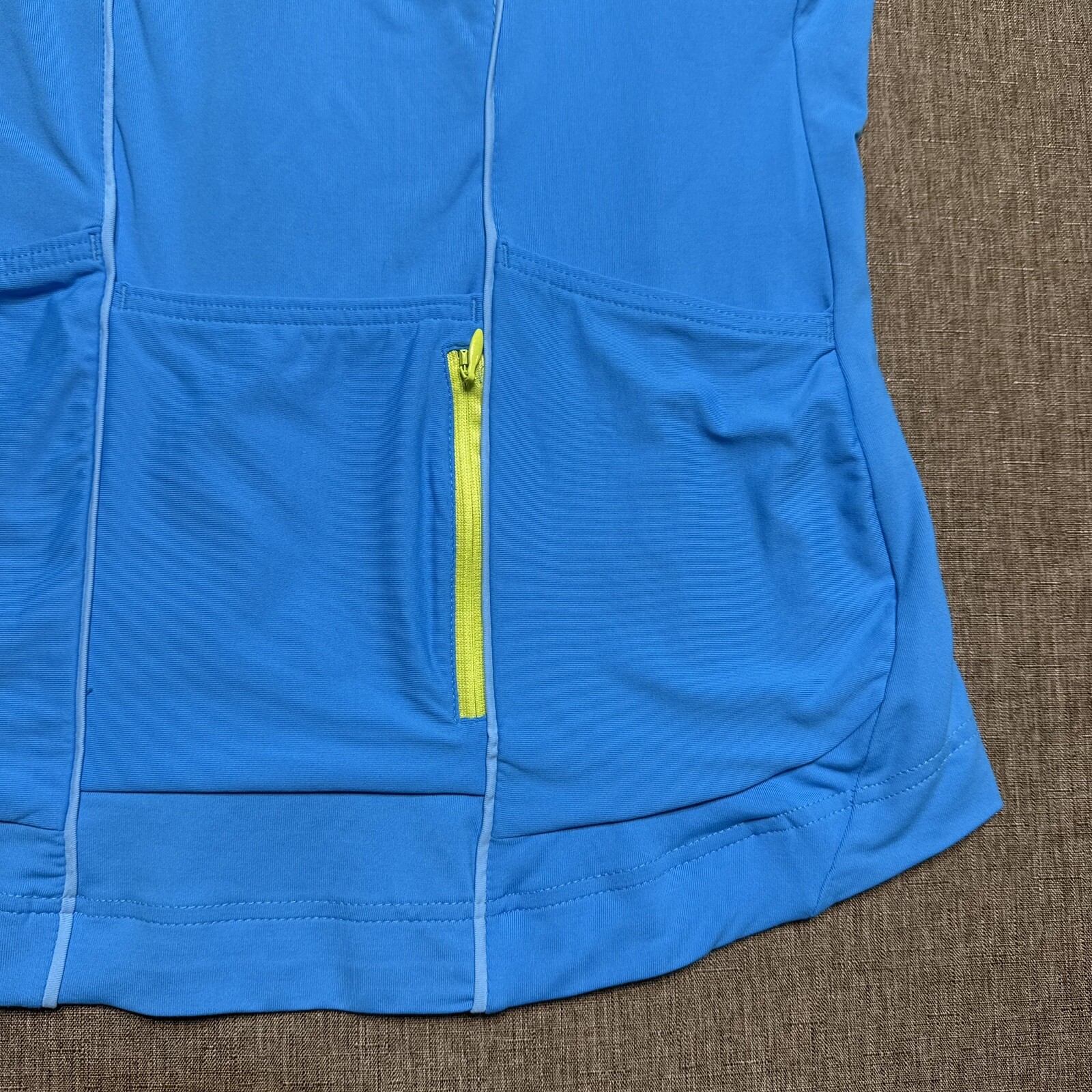 Gore Bike Wear Cycling Jersey Mens Medium Blue Full Zip Lightweight