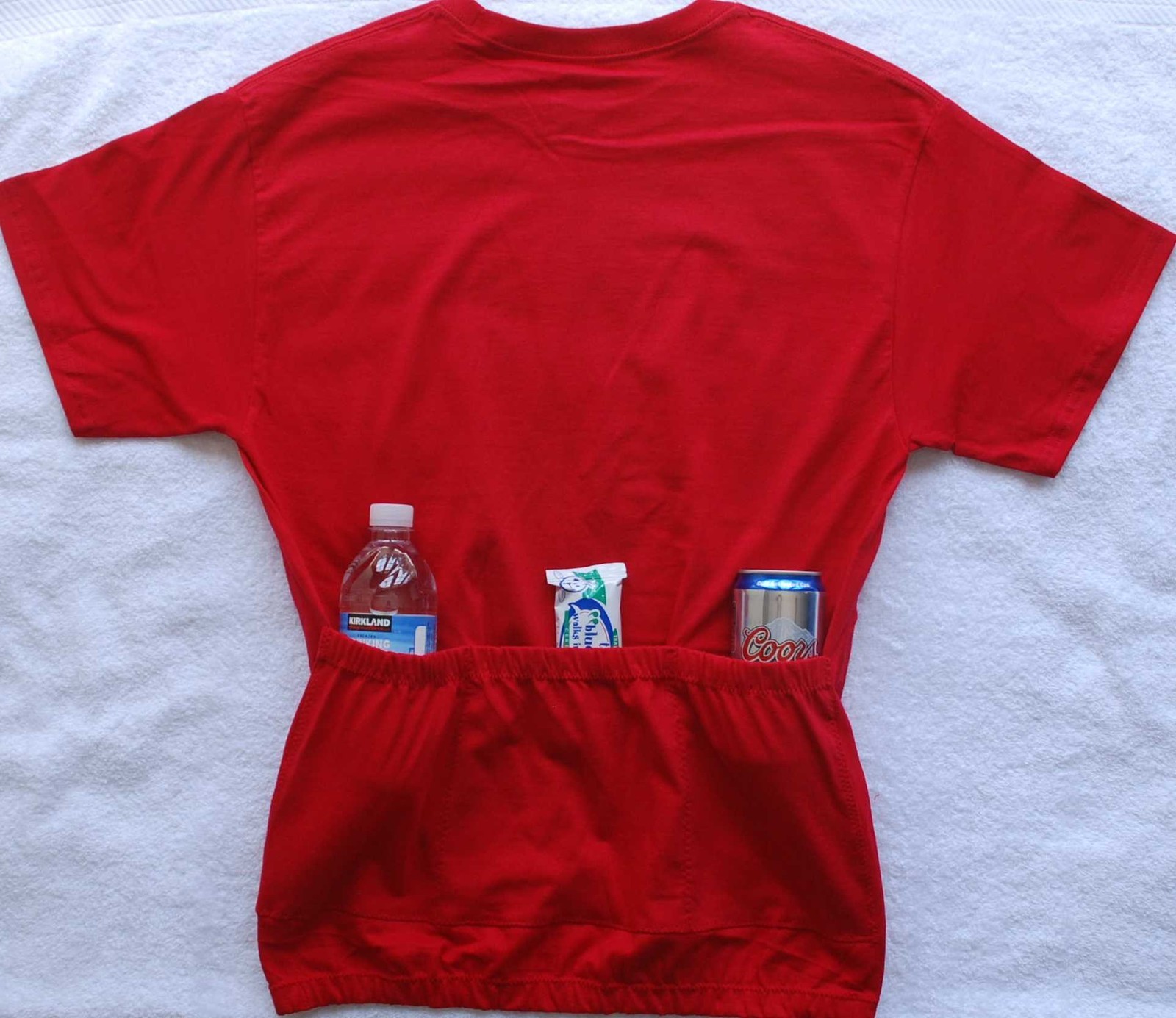 SOLID BLANK TEAM CYCLING CYCLE TEE JERSEY W/POCKETS CYCLE-T YELLOW S Only