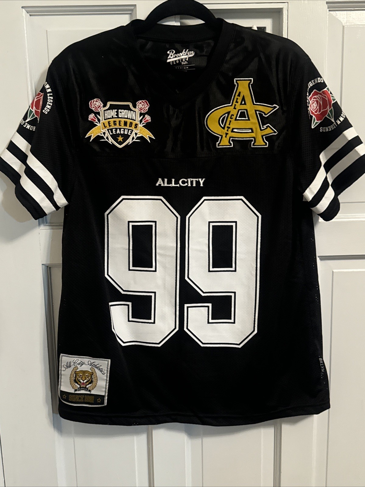 RSQ Men’s Baggy Crop Mesh Jersey – Black In Vancouver, WA