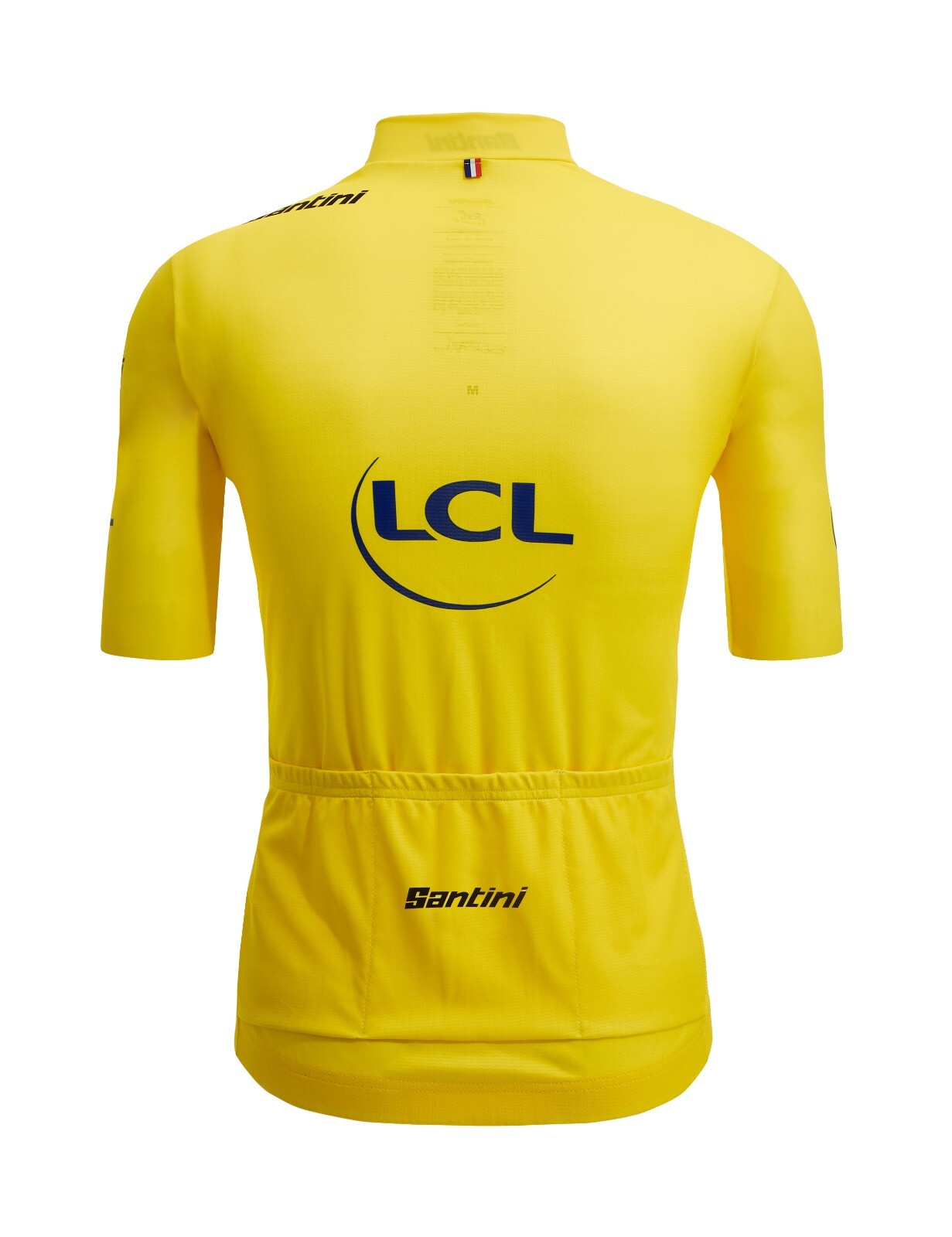 Official 2025 Tour de France GC Leader Mens Yellow Jersey by Santini