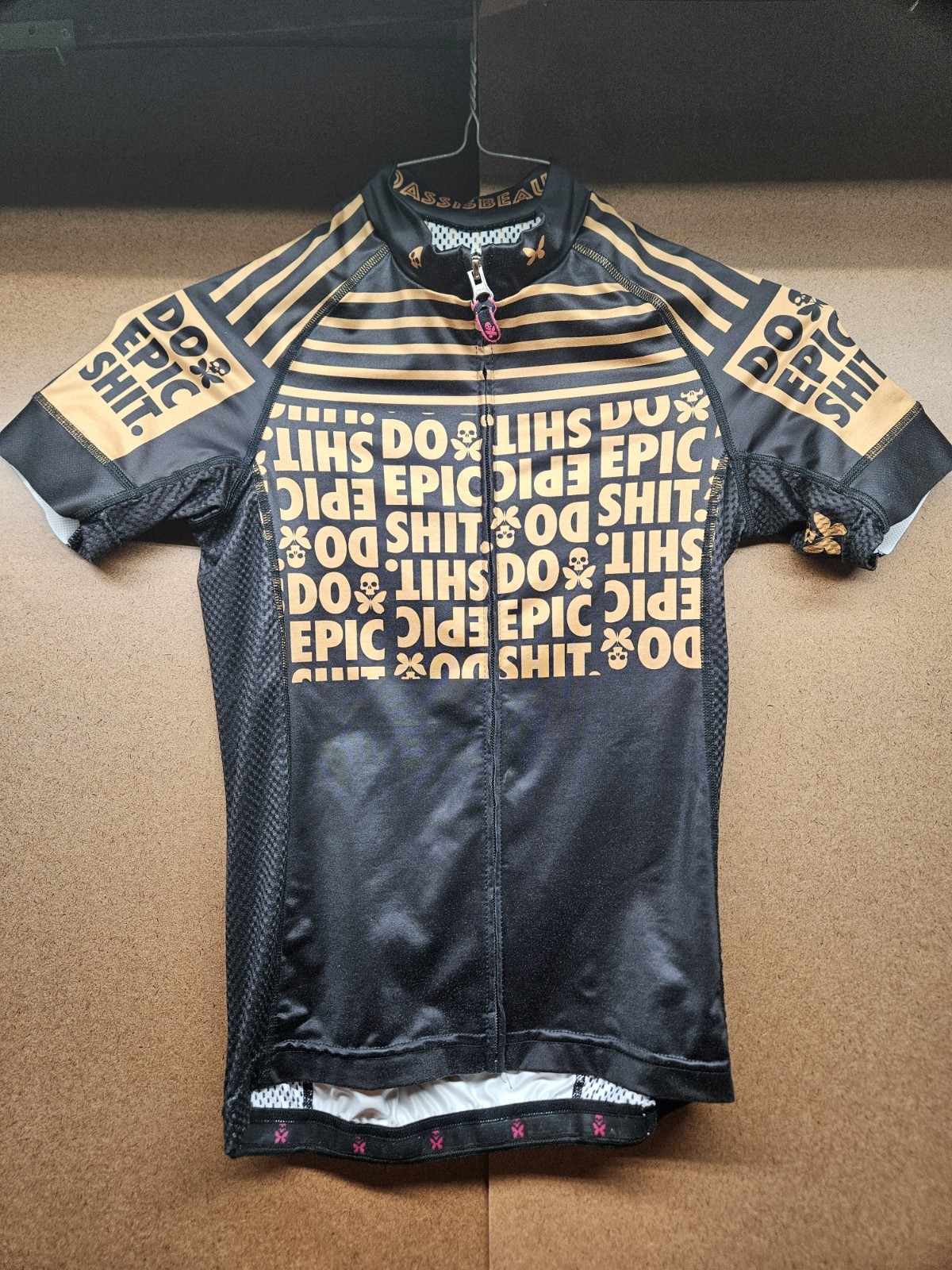 Betty Designs Cycling Jersey Womens “Do Epic Sh*t” Size XS Limited Edition