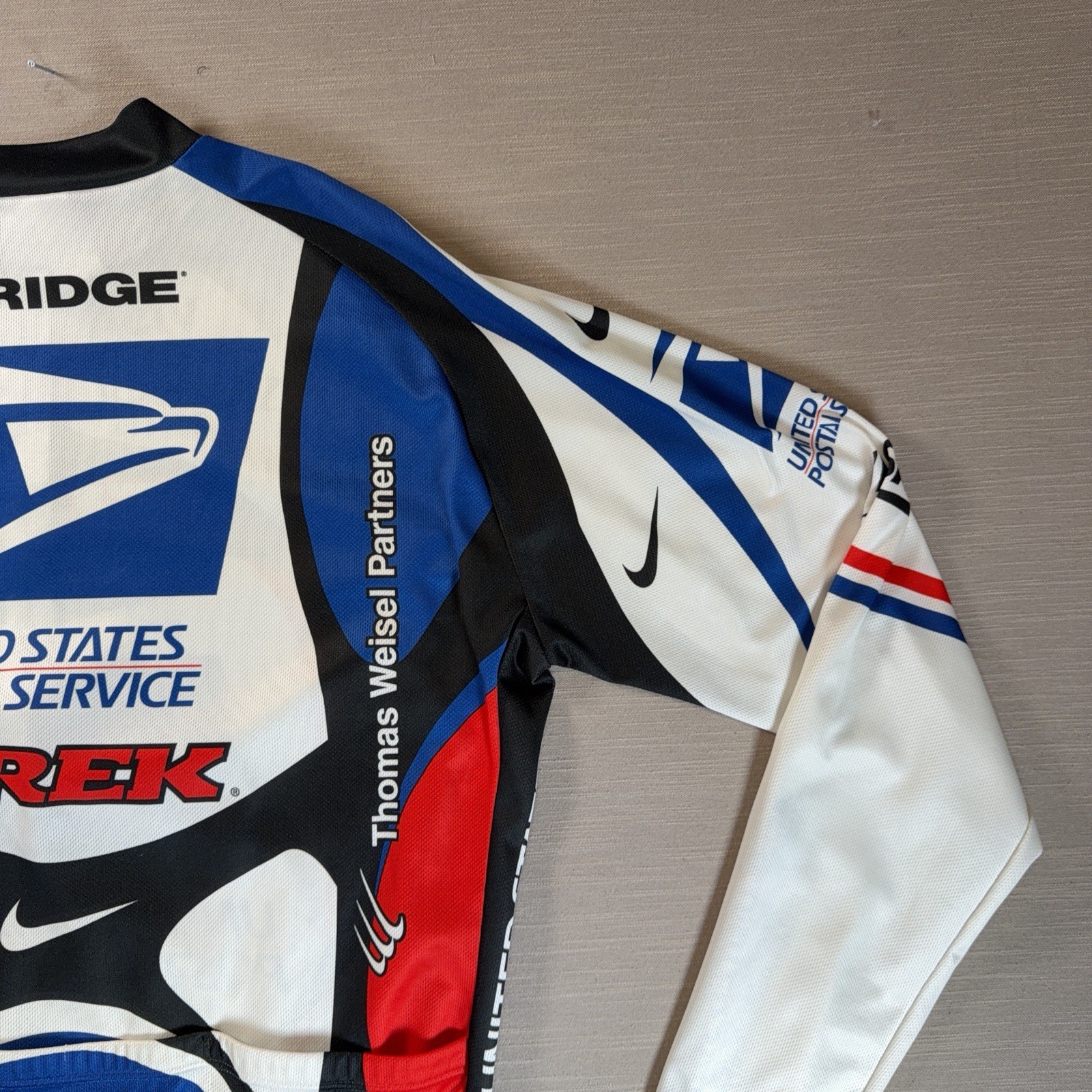 Men’s Cycling Shirt USPS USA Bridge TREK NIKE VISA XL 52