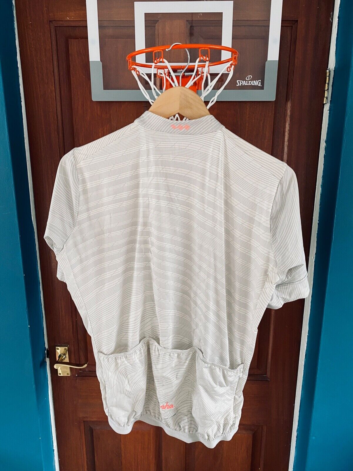 USED WHITE RAPHA PRO TEAM EF CYCLING SHORT SLEEVE TRAINING JERSEY XL CANNONDALE