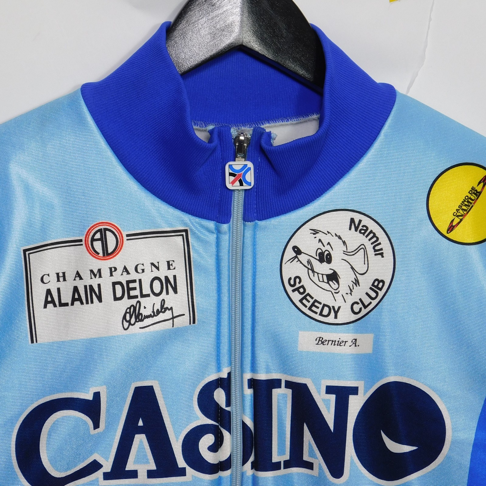 Gamex Setila SPEEDY CLUB NAMUR Belgium Casino Namur Heavy Cycling Jersey XXL