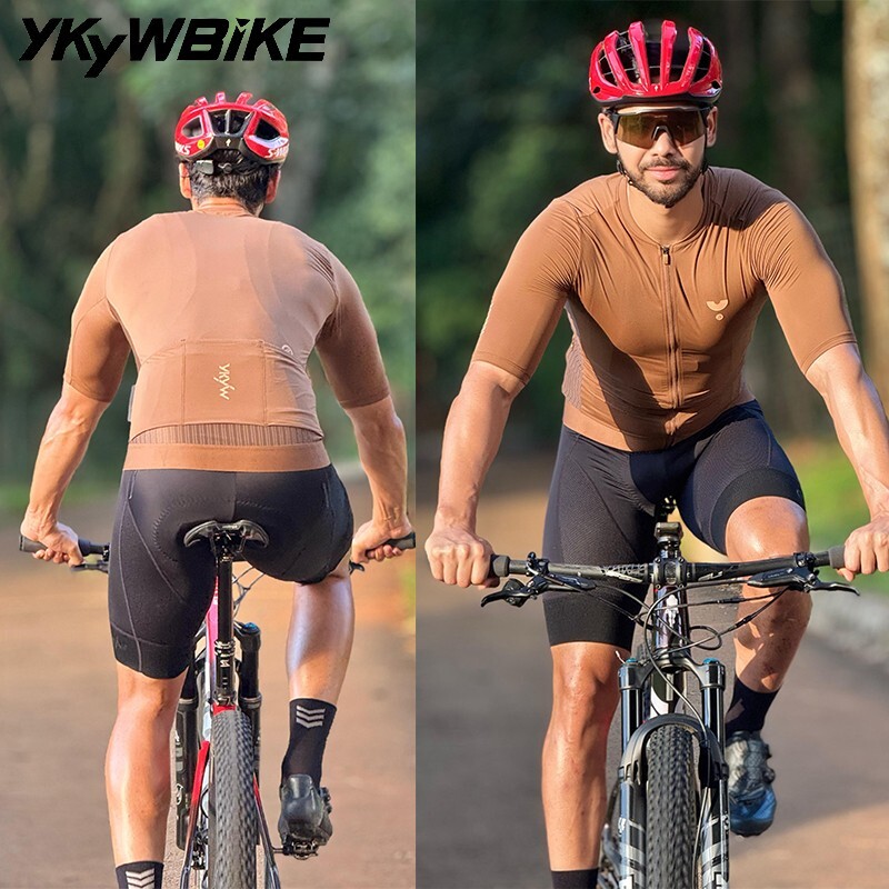 YKYWBIKE 2025 Cycling Jersey Men Summer Pro Team Bicycle Shirt Short Sleeve