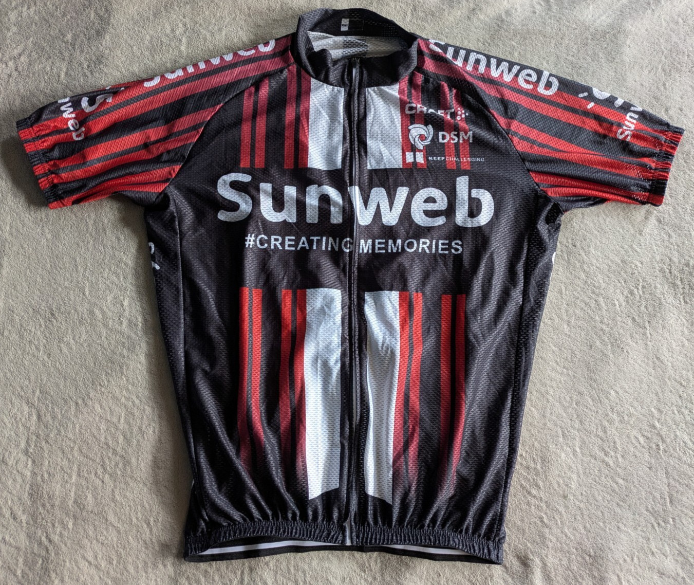 CRAFT Cycling Jersey Bicycle Mens XXXL 3XL Race Cut Red White Black