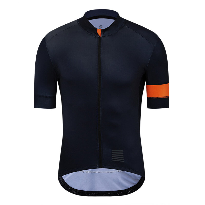 Mens Cycling Jersey Short Sleeve Road Bike Jersey MTB Bicycle Full Zip Shirts