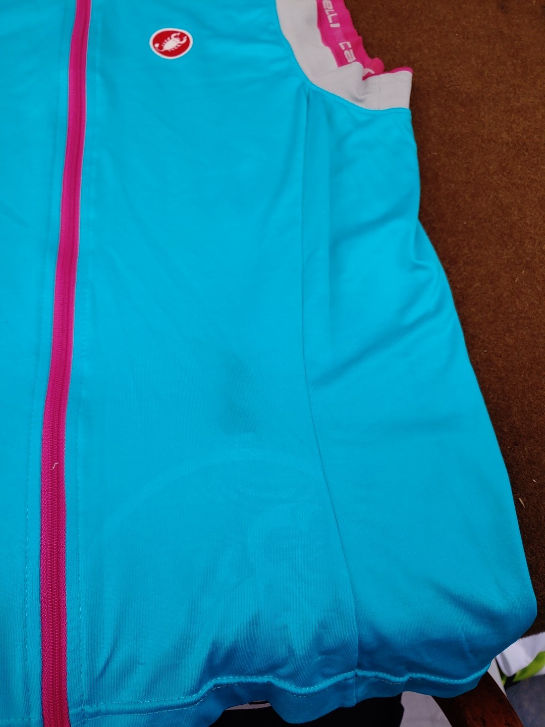 Castelli Cycling Jersey – Size Women’s L – Solid Blue, Sleeveless