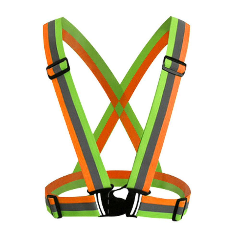 Hi Vis Waist Belt High Visibility Cycling Tops Reflective Stripes Safety Vest
