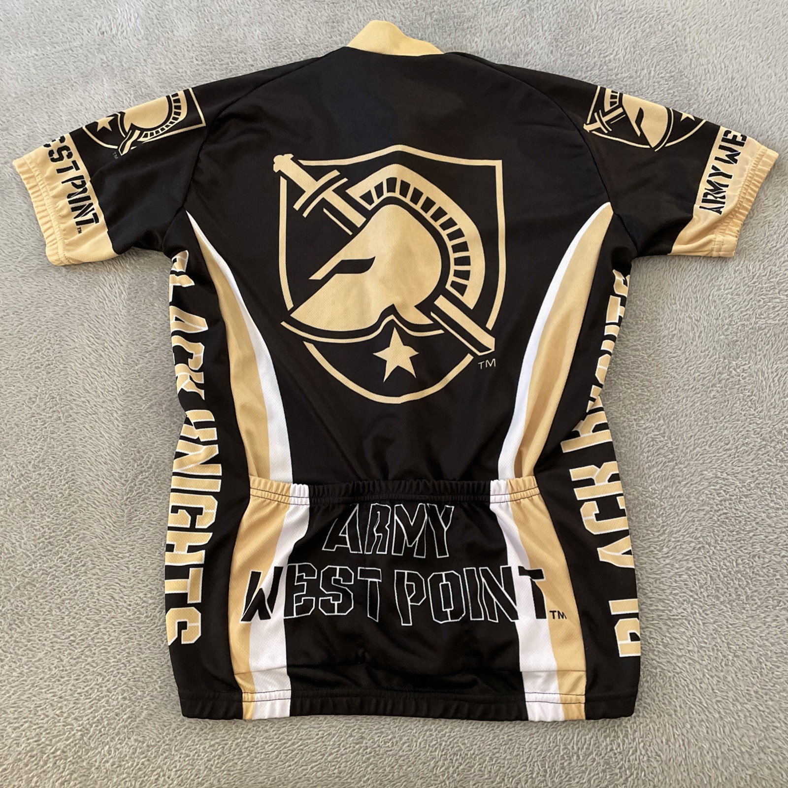 Army Golden Knights Cycling Jersey Men’s Small S Cyclist West Point Shirt Top