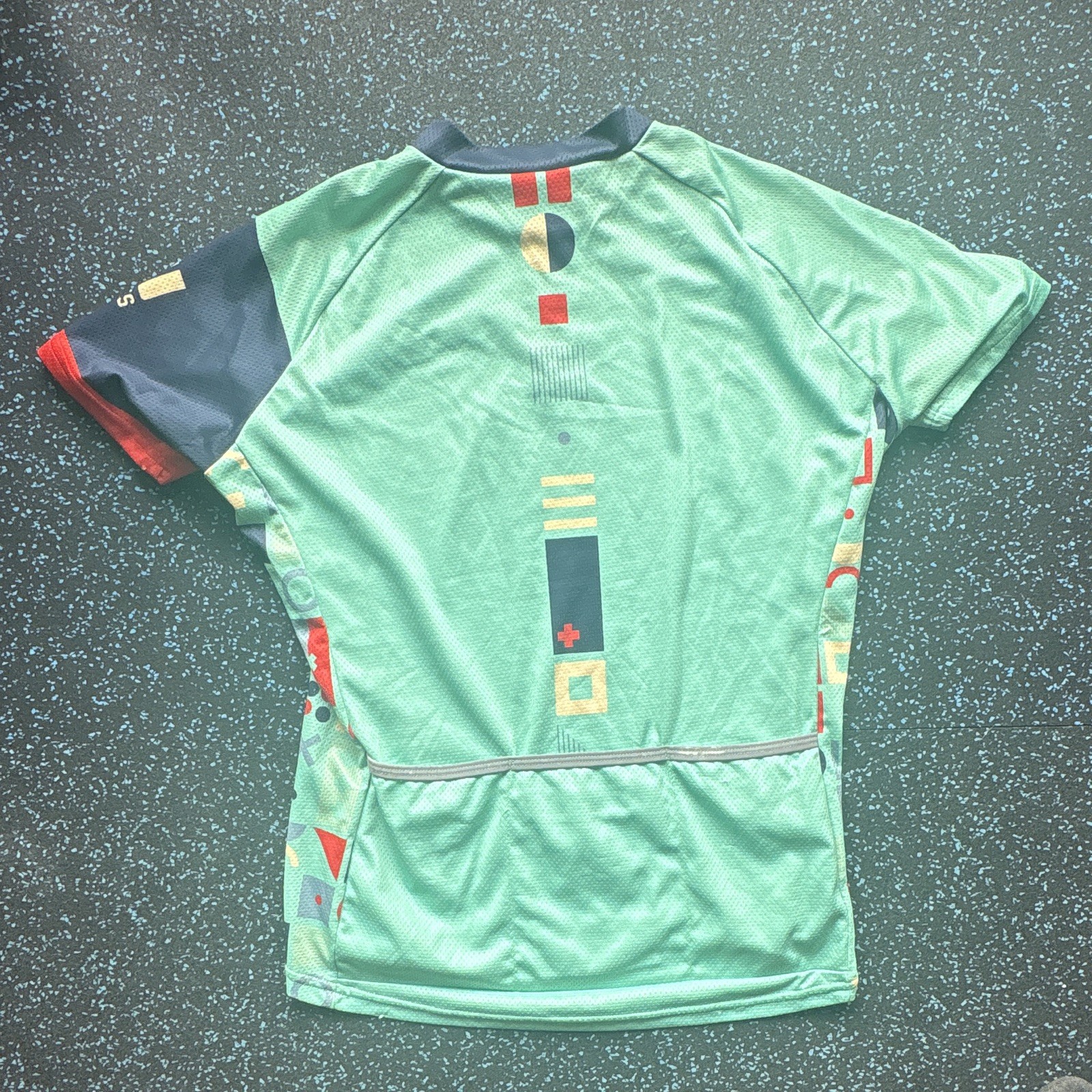 Voler REI Adventures Women’s Med Green Cycling Jersey 1/4 Zip Pockets