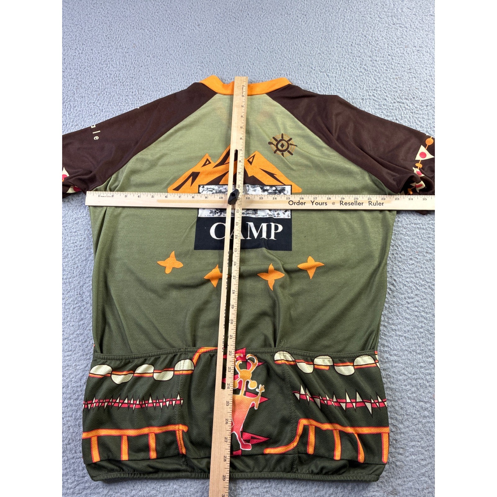 VTG 90s Cannondale Cycling Jersey MTB Mens XL Power Bar Dirt Camp Made In USA
