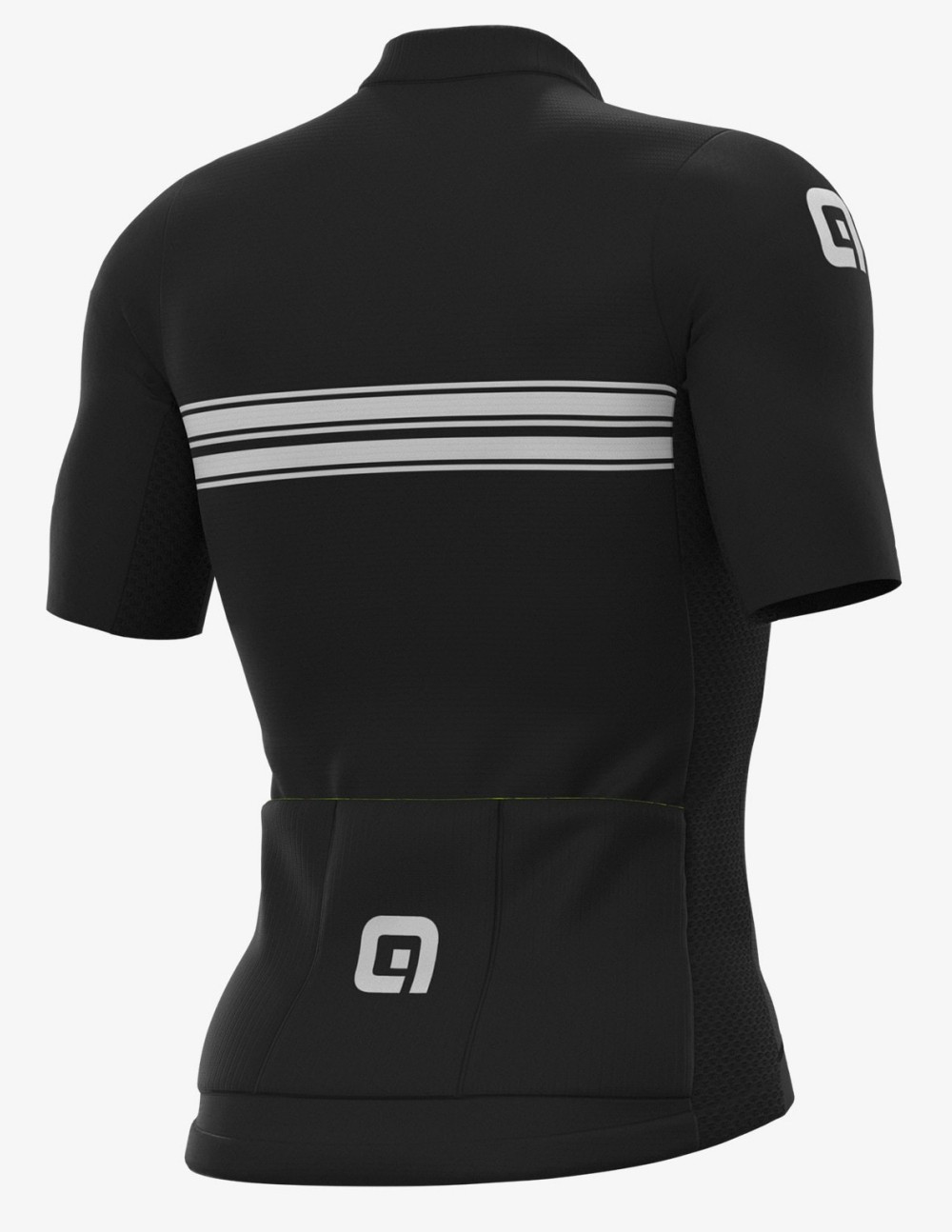 ALE’ Men’s PRR Logo Black Short Sleeve Jersey Medium made in Italy