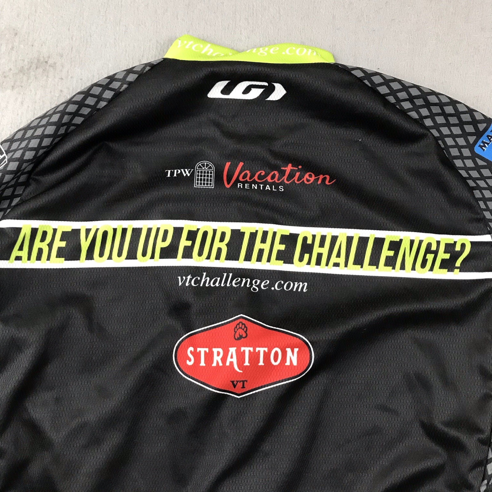 Louis Garneau Cycling Jersey Womens Small Black Full Zip Lightweight Shirt Top