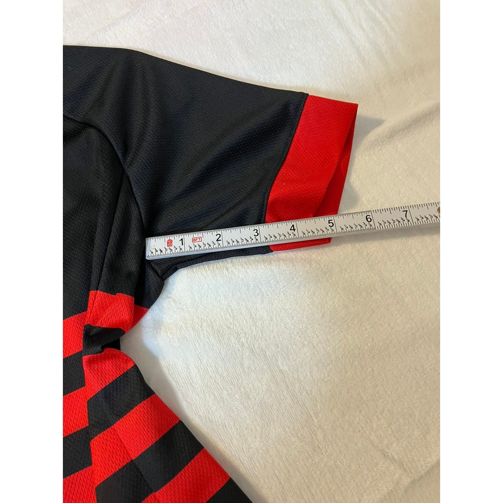 Twin Six Mens Small Cycling Jersey Black Red Striped Full Zip Pocket Bike Shirt
