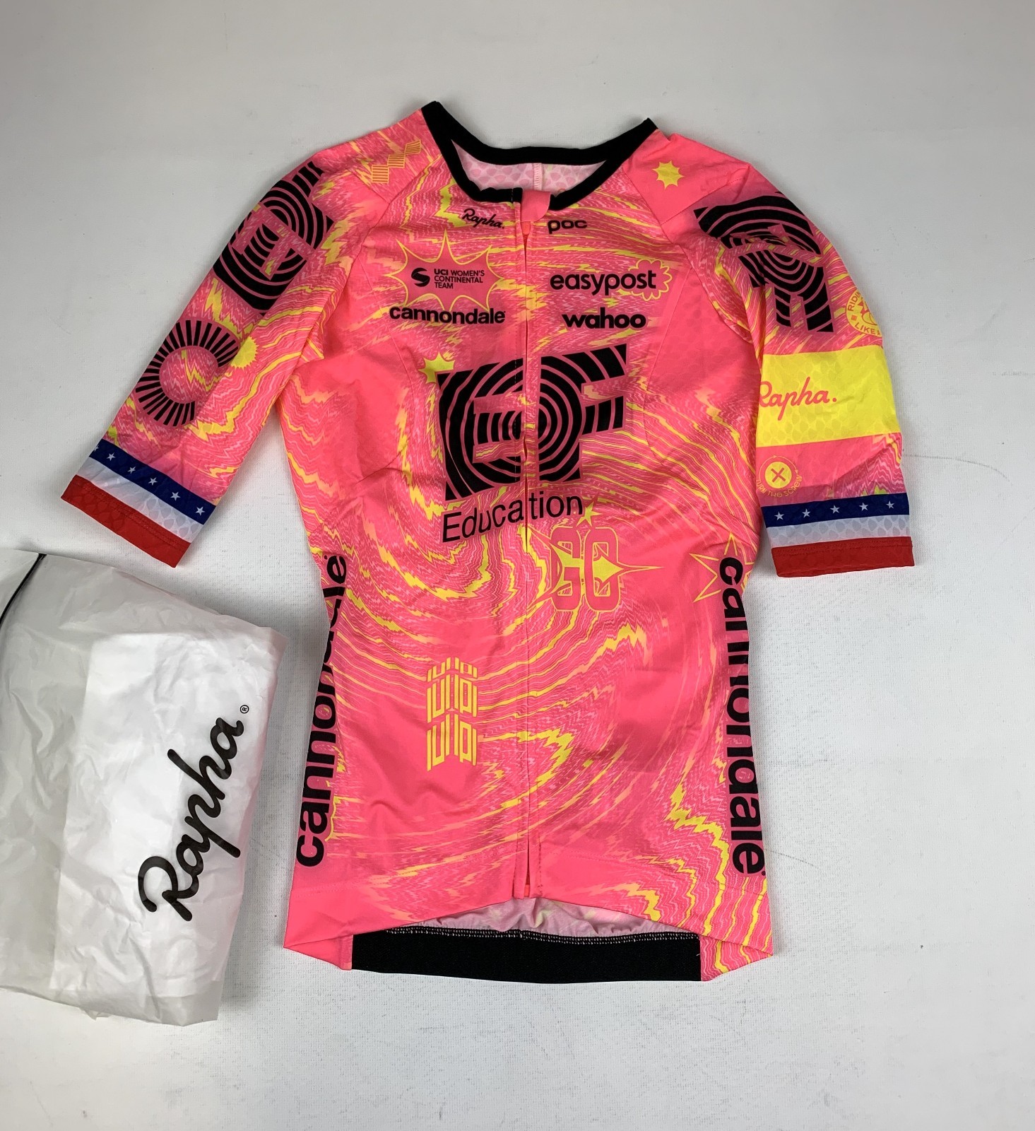 RAPHA Women’s EF Cannondale Pro Team Aero Jersey Size XXS – New