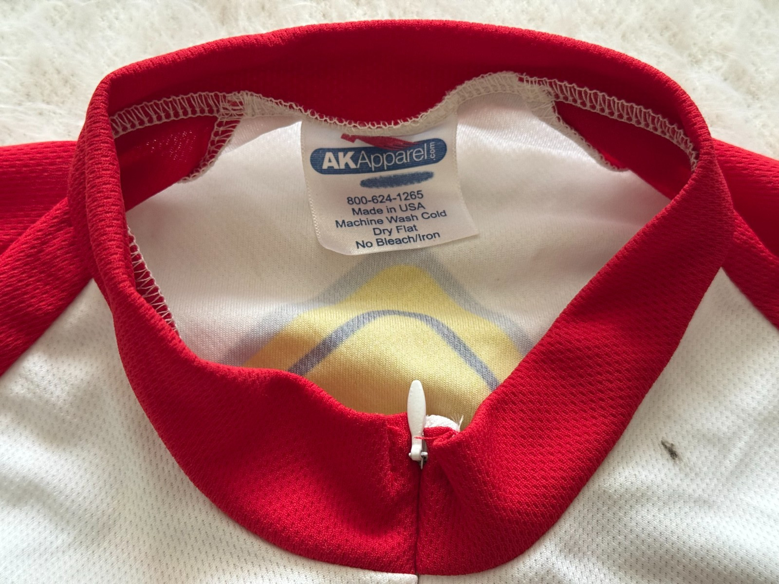 Berks Top Dog 2008 Hill Climb Red and White Cycling Jersey M
