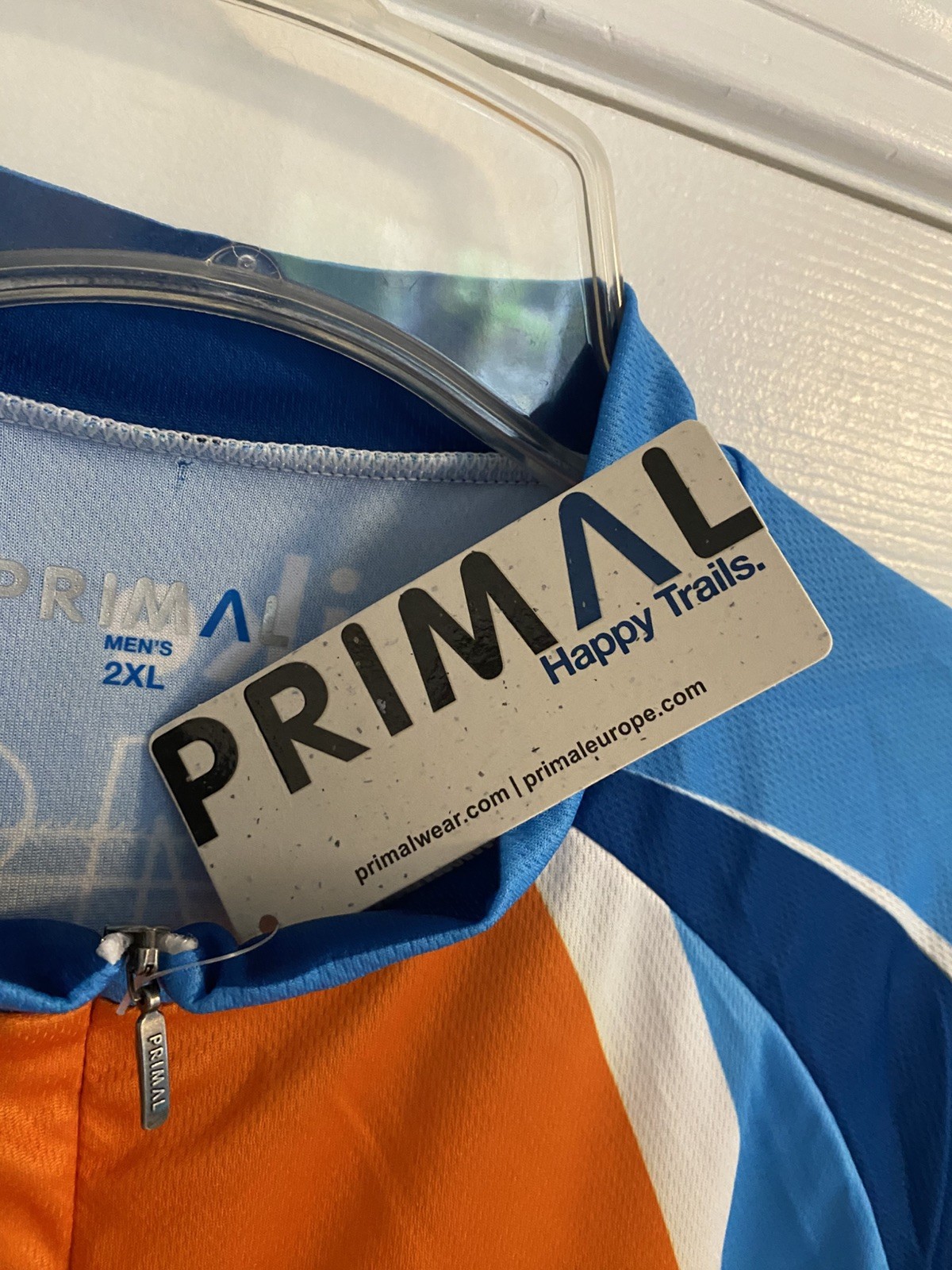 Primal Cycling Men’s Race Jersey ride for MS vineyard MA size XXL Happy Trails