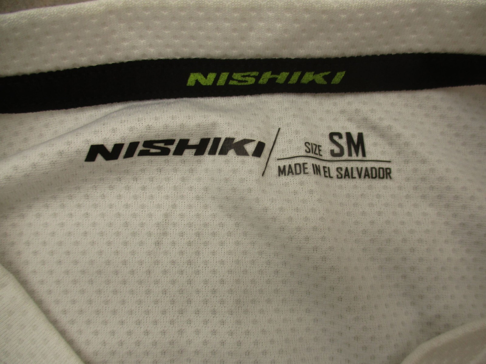 NISHIKI Size SM Womens Full Zip Elastic Waist Short Sleeve Cycling Jersey 580