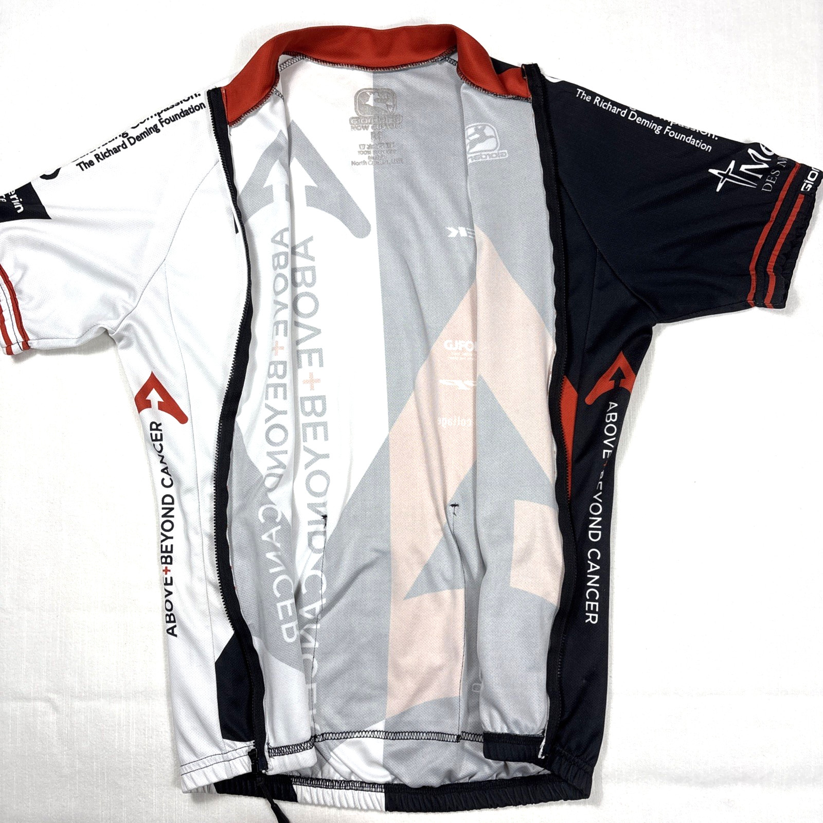 Giordana Men’s Medium Cycling Jersey Full Zip American Cancer Society Bicycle