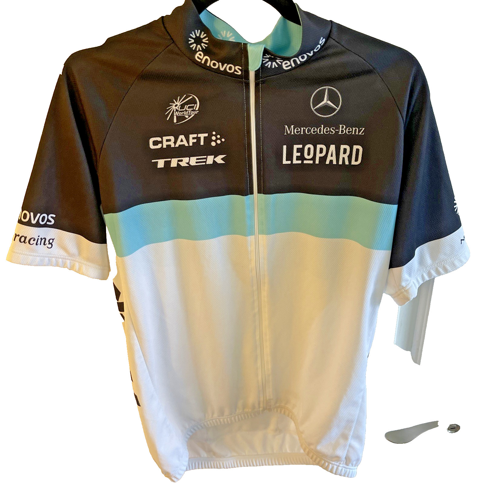 CRAFT LEOPARD TREK UCI CYCLING TEAM JERSEY SHIRT MERCEDES-BENZ BIKE SIZE XL