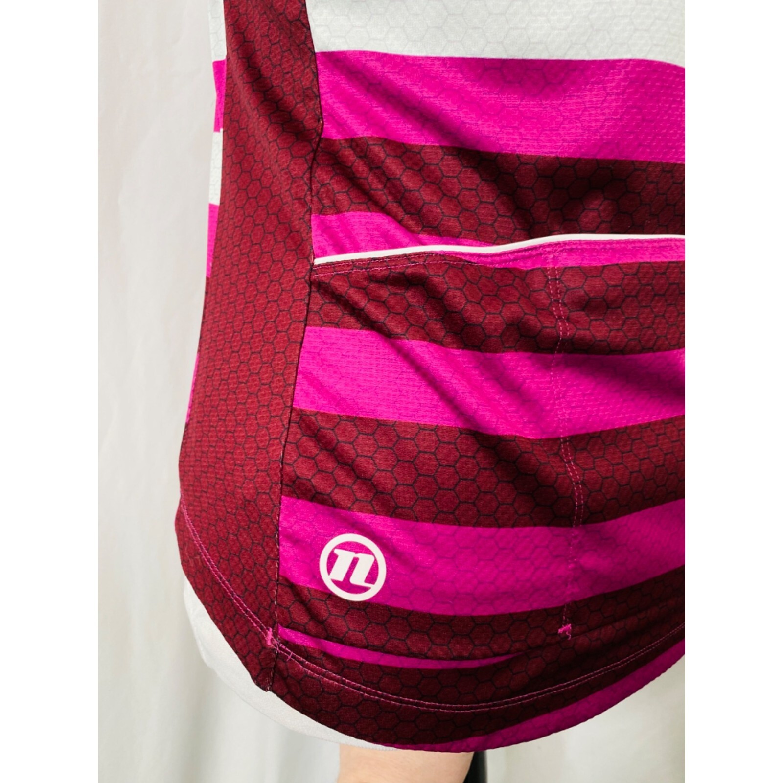 Novara Cycling Jersey Womans Small Multicolor Short Sleeve High Neck