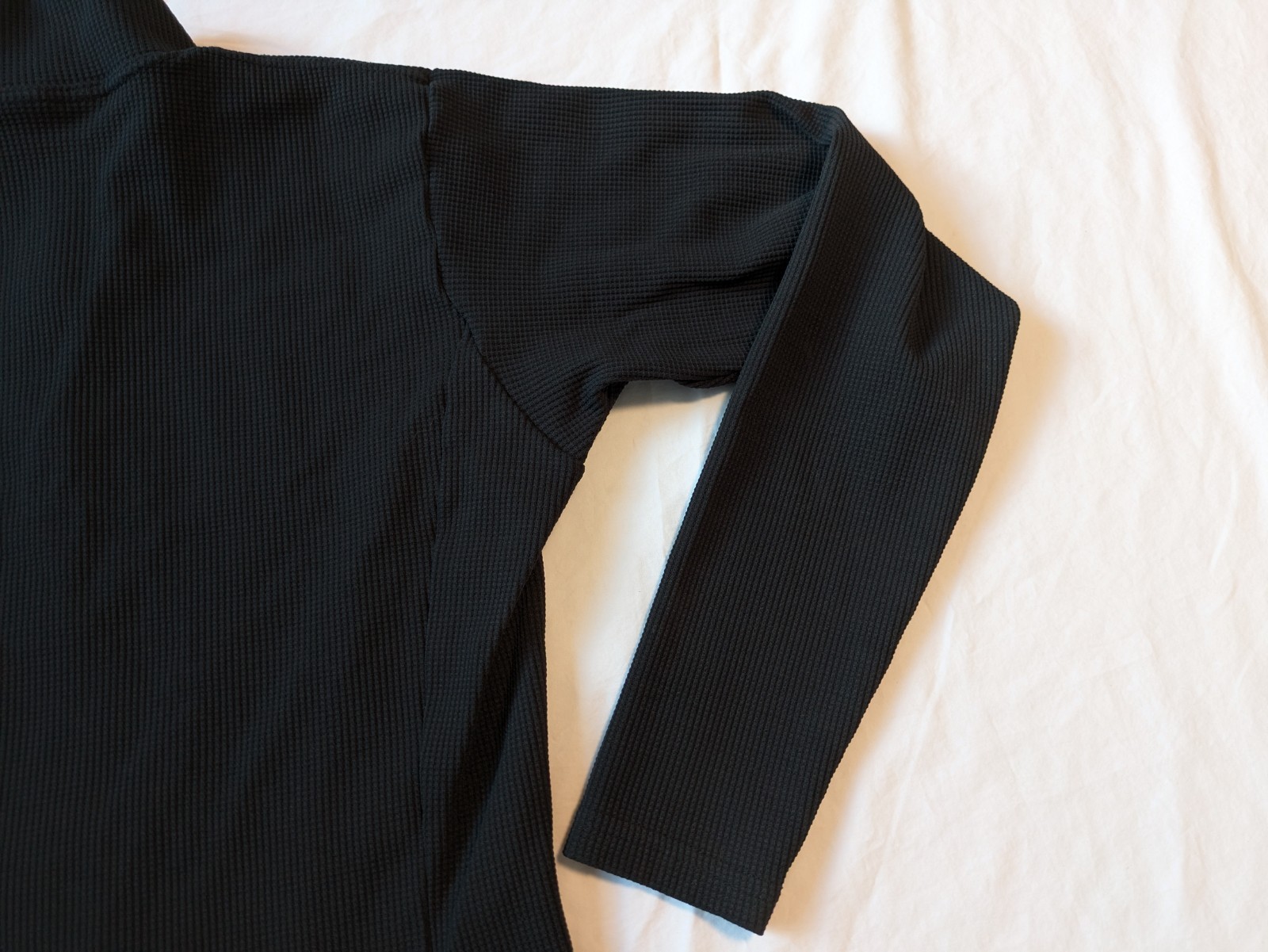 REI Women’s Cycling Jersey Medium Black Quarter Zip Thermal Long Sleeve Vintage