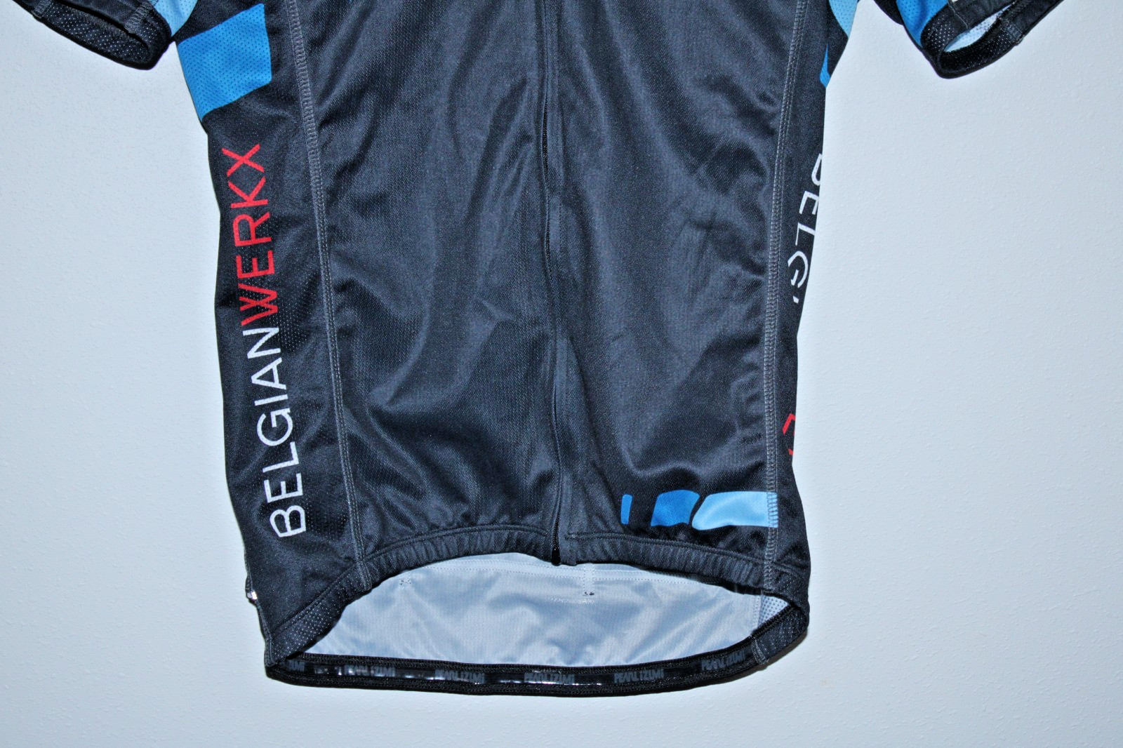 Pearl Izumi Belgium Werkx Cycling Jersey S/M Rear Pockets 38″ Chest 24/26″ T2B ~